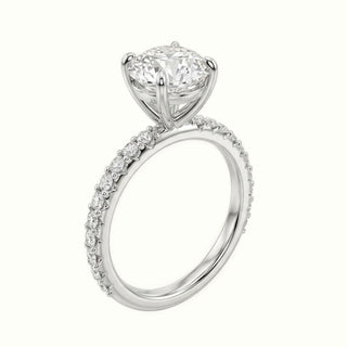 Lina Pave Ring | White Gold