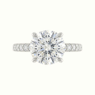 Lina Pave Ring | White Gold