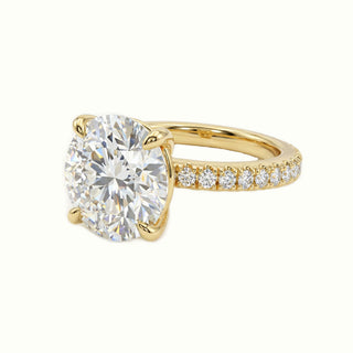 Lina Pave Ring | Yellow Gold