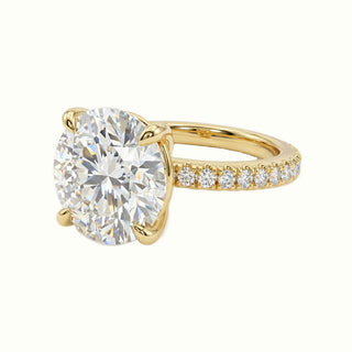 Lina Pave Ring | Yellow Gold