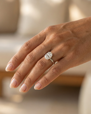 The Lina Solitaire | Oval Cut